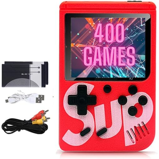 Consola portátil retro con 400 juegos clásicos