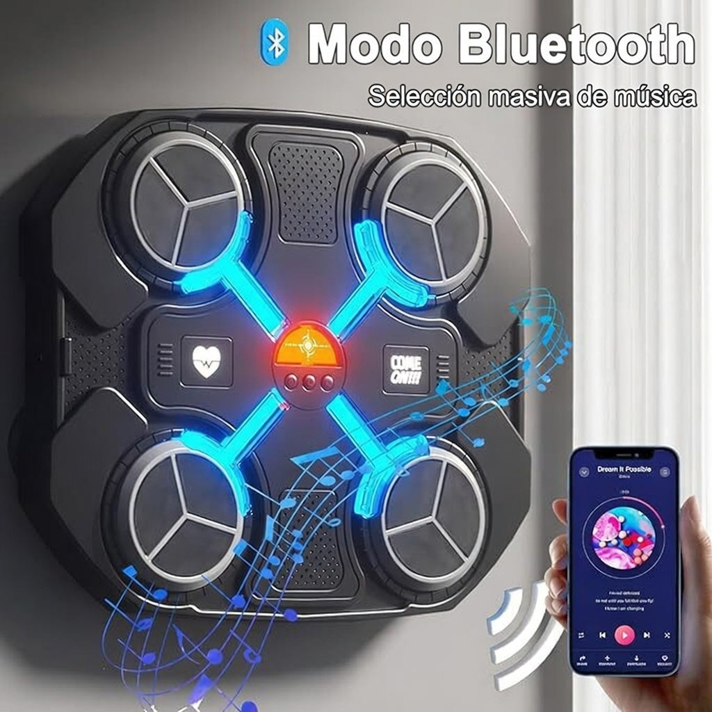 Máquina de Boxeo Musical Inteligente – Entrena al Ritmo de la Música