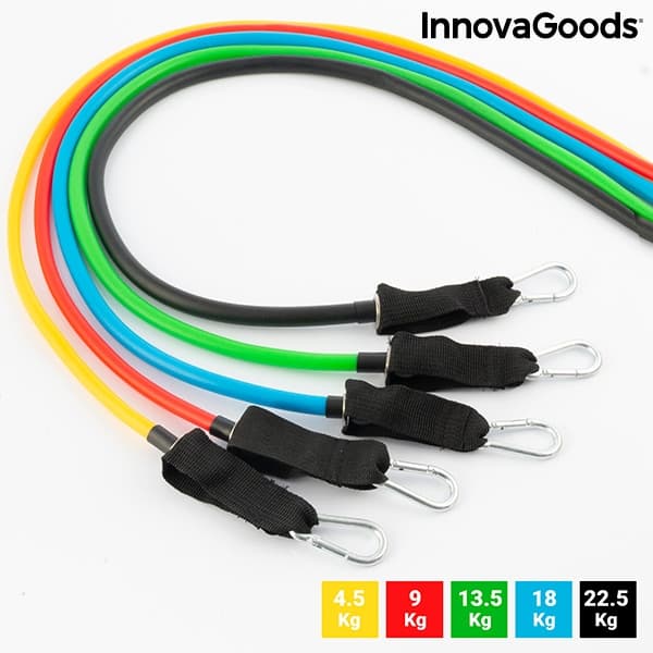 Set de Bandas de Resistencia con Accesorios y Guía – InnovaGoods