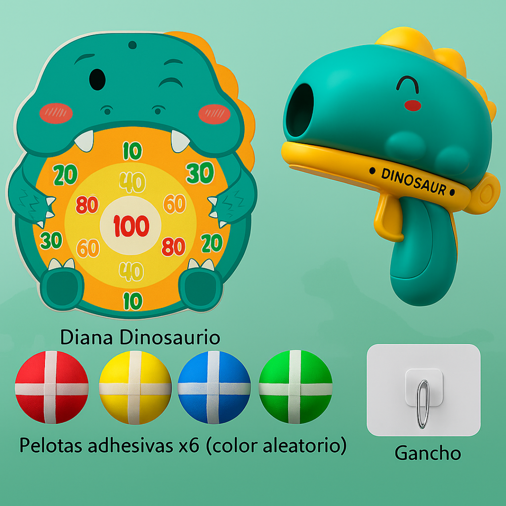 Diana para niños con lanzador – DinosaurGun